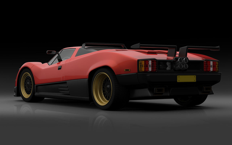 Illustration for article titled If a Zonda and a Countach had a cocaine baby